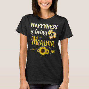 Camiseta La felicidad es ser una madre de mamá girasol