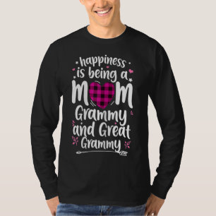 Camiseta La Felicidad Es Ser Una Madre Grandiosa