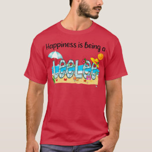 Camiseta La Felicidad Es Ser Una Playa De Verano Alegre La 