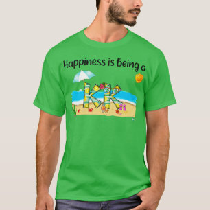 Camiseta La Felicidad Es Ser Una Playa De Verano Kk Feliz M