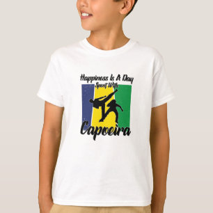 Camiseta La felicidad es un día que se pasa con la Capoeir