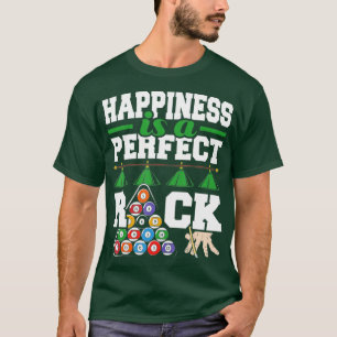 Camiseta La Felicidad Es Un Estupendo RackFunny Pool Billia