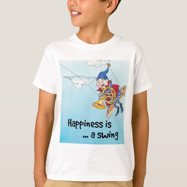 Camiseta La felicidad es un giro (Anverso)