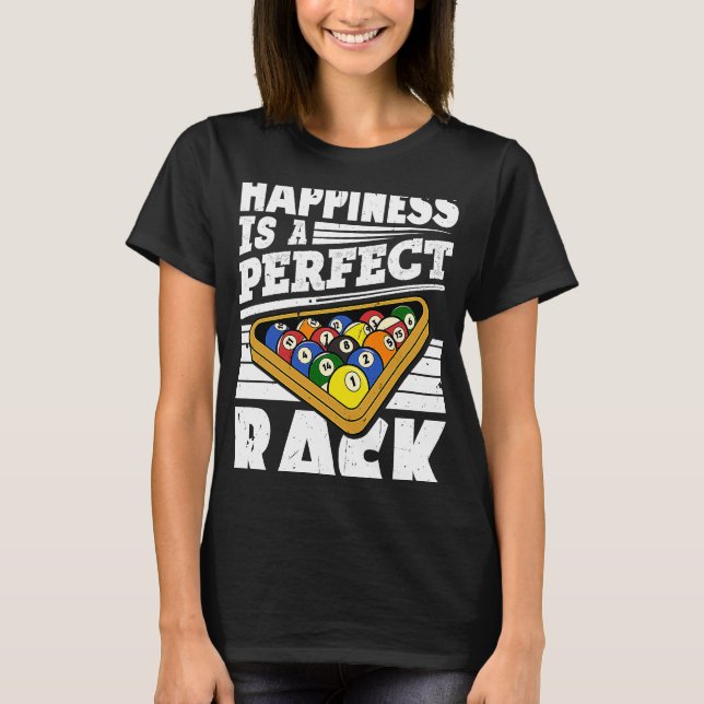 Camiseta La Felicidad Es Un Jugador De Billetes De Piscina  (Anverso)