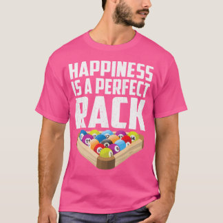 Camiseta La Felicidad Es Un Perfecto Amante De Billiards Fu