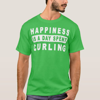 Camiseta La felicidad es un regalo curlingloversales