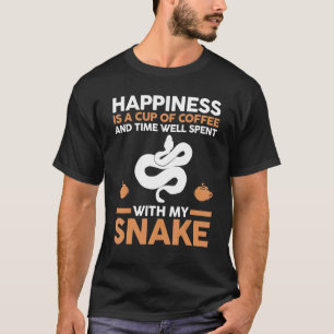 Camiseta La Felicidad Es Una Copa De Café Y El Tiempo Bien 