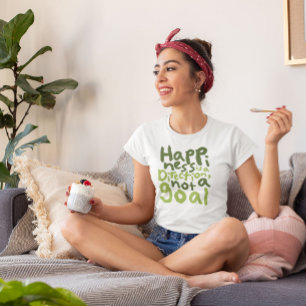 Camiseta La felicidad es una dirección
