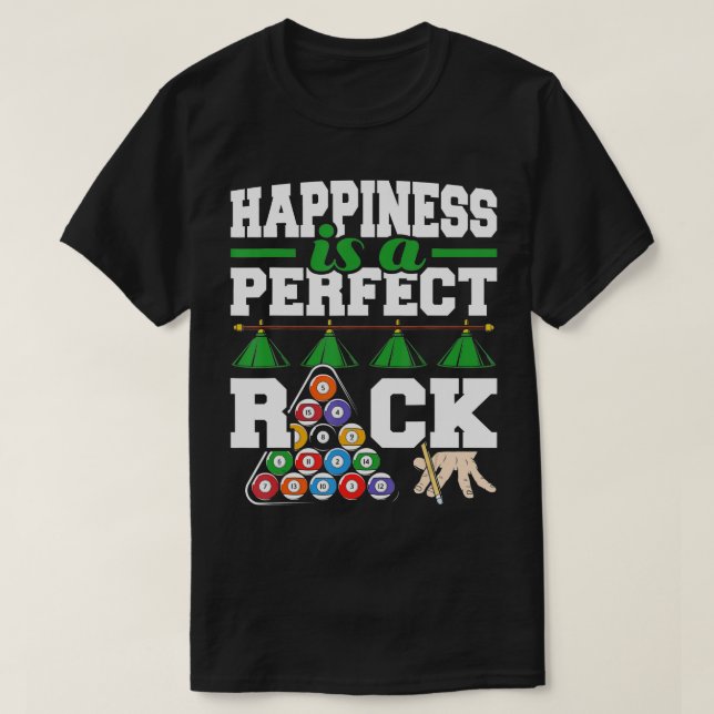 Camiseta La Felicidad Es Una Piscina Funeraria Perfecta Par (Diseño del anverso)
