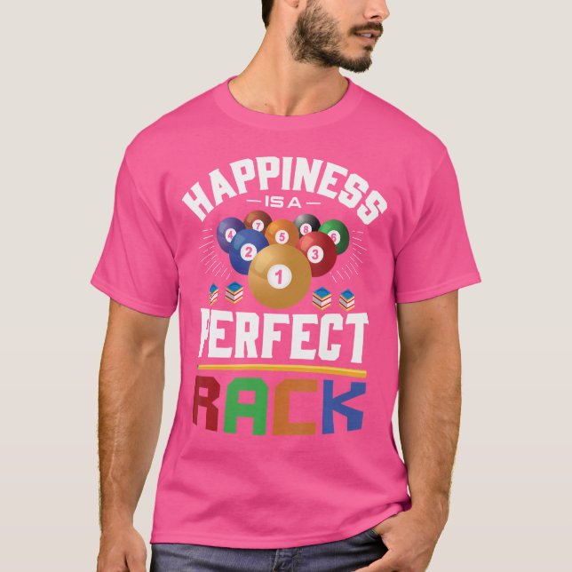 Camiseta La Felicidad Es Una Piscina Graciosa Para El Rack  (Anverso)
