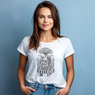 Camiseta "La felicidad es una taza de café y un buen libro"