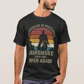 Camiseta La felicidad es ver el humo una y otra vez