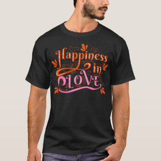 Camiseta La felicidad está integrada en el amor