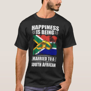 Camiseta La Felicidad Está Siendo Casada Con Sudáfrica