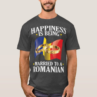 Camiseta La Felicidad Está Siendo Casada Con Un Marido Ruma