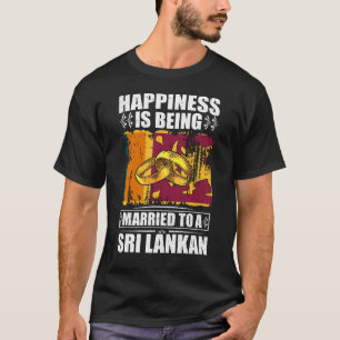 Camiseta La Felicidad Está Siendo Casada En Sri Lanka