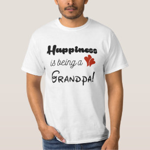 Camiseta La felicidad está siendo un abuelo