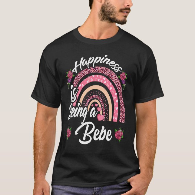 Camiseta La Felicidad Está Siendo Un Arcoiris Bebe Y Cual P (Anverso)