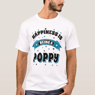 Camiseta La felicidad está siendo una amapola