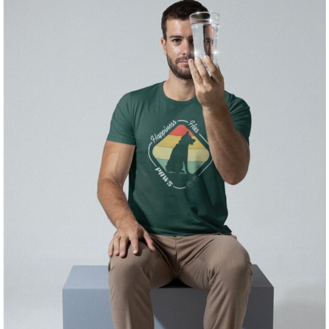 Camiseta La felicidad tiene diseño de garras (Subido por el creador)