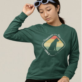 Camiseta La felicidad tiene diseño de garras