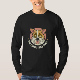 Camiseta La Felicidad Tiene Manchas De Perro Mascota Animal