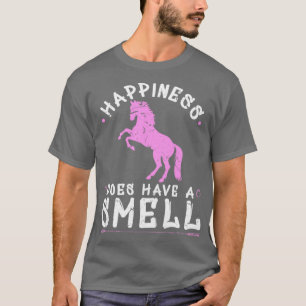 Camiseta La Felicidad Tiene Un Hueso De Caballo De Caballo