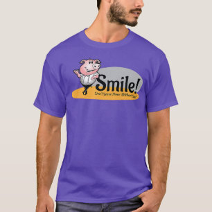 Camiseta La felicidad viene con sonrisa y vibraciones posit