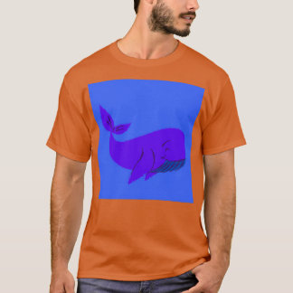 Camiseta La feliz ballena azul