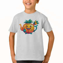 La feliz y próspera tetera de piña