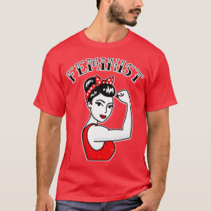 Camiseta La feminista latina rosie el tatuaje del rivéter