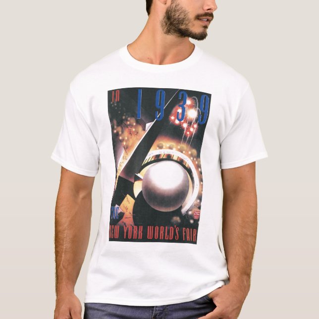 Camiseta La feria 1939 de mundo de Nueva York (Anverso)