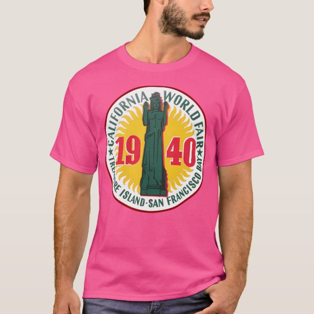 Camiseta La Feria Mundial de California 1940, un tesoro de  (Anverso)
