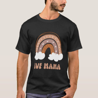 Camiseta La Fertilidad Maternoinfantil De Ivf Mama Peach Bo