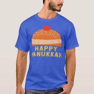 Camiseta La festividad judía de Chanukah Sufganiyah diciend