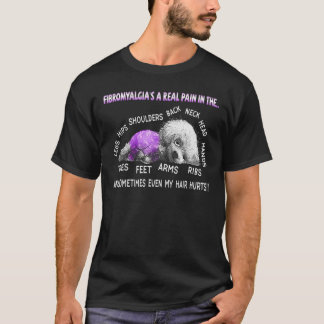 Camiseta La fibromialgia es un verdadero dolor en el eslove