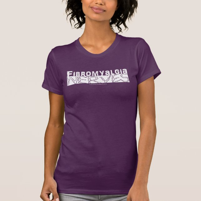 Camiseta La Fibromialgia Se Pone Sobre Mis Nervios Gráfico  (Anverso)