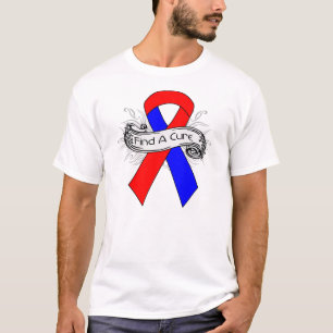 Camiseta La fibrosis pulmonar encuentra una cinta de la