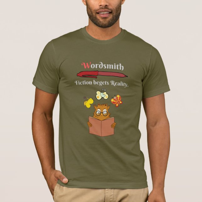 Camiseta La ficción engendra realidad (Anverso)
