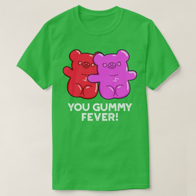 Camiseta La fiebre de Gummy, un dulce de canto (Diseño del anverso)