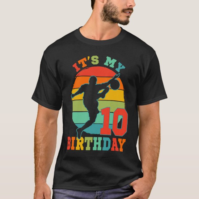 Camiseta La fiesta de cumpleaños de los niños de 10 años (Anverso)