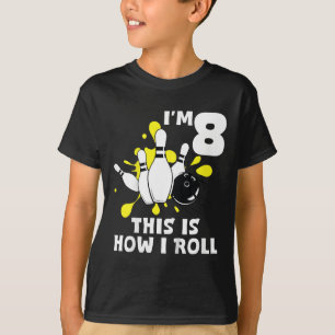 Camiseta La fiesta de cumpleaños de los niños de los bolos 
