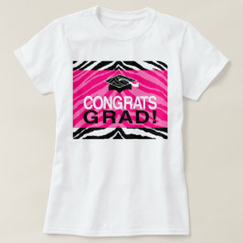 Camiseta La fiesta de graduación del chica de Congrats de