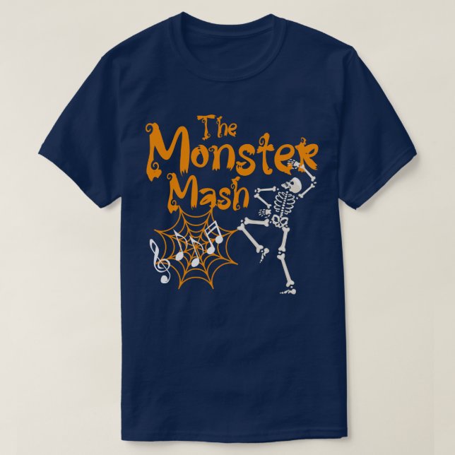 Camiseta La fiesta de Halloween de Monster Mash (Diseño del anverso)