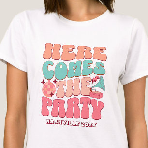 Camiseta La Fiesta de la Bachillerato de Disco, Groovy Retr