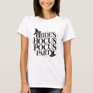 Camiseta La fiesta de la novia Hocus Pocus Party despedida 