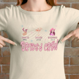 Camiseta La fiesta de la soltera de la novia