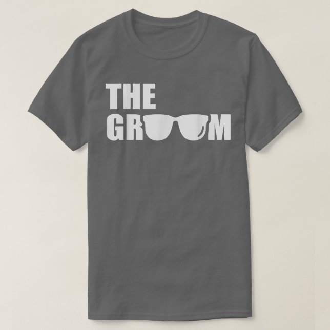 Camiseta La fiesta de soltero del novio  (Diseño del anverso)