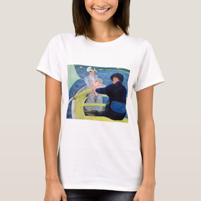 Camiseta La Fiesta del barco, Mary Cassatt (Anverso)