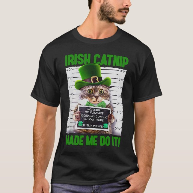 Camiseta La fiesta irlandesa me hace feliz Día de San Patri (Anverso)